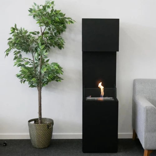 Open 3-Sided Freestanding Bio Fireplace